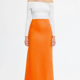 Balderstone Skirt - Tangerine