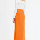 Balderstone Skirt - Tangerine